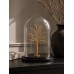 J-Line Decoratieve Stolp Palm Tree Glas Goud/Zwart Small